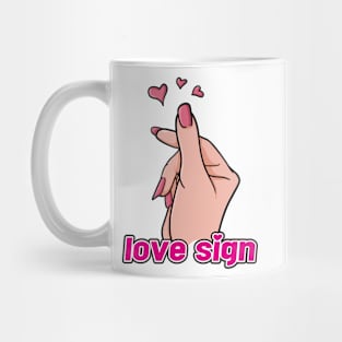 love sign Mug